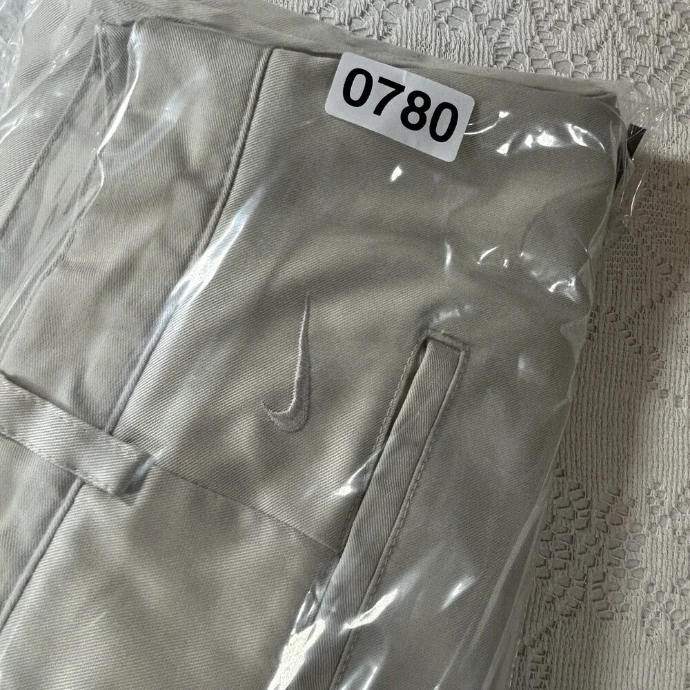 Nike Men's Golf Pants Size 40x32 Khaki Dri-Fit RN#56323 Preppy Dress
